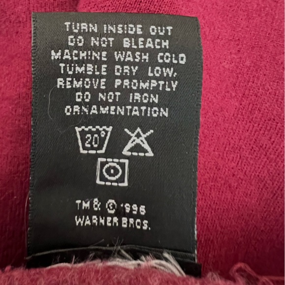 💥2/$15 Vintage 90’s Warner Brothers Tweety red Tweety bird sweatshirt size XXL - Picture 6 of 8